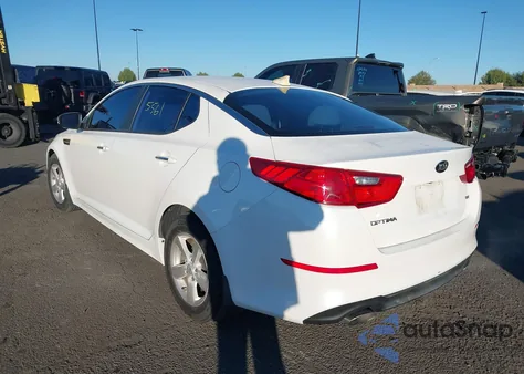 2014 Kia Optima Lx из США, поврежденный, VIN KNAGM4A70E5490226